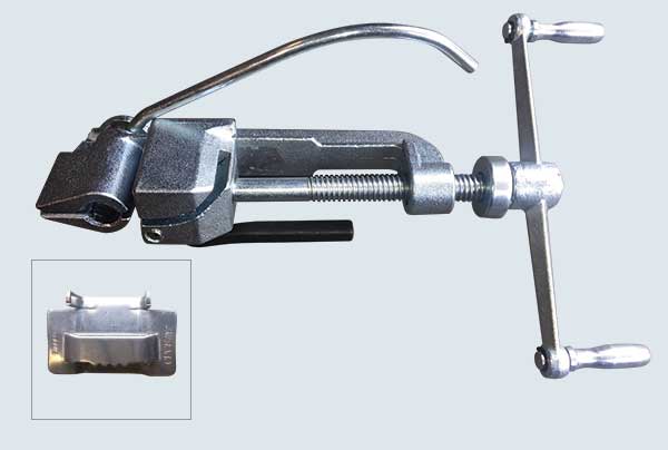 tensioning and cutting bandit tool for